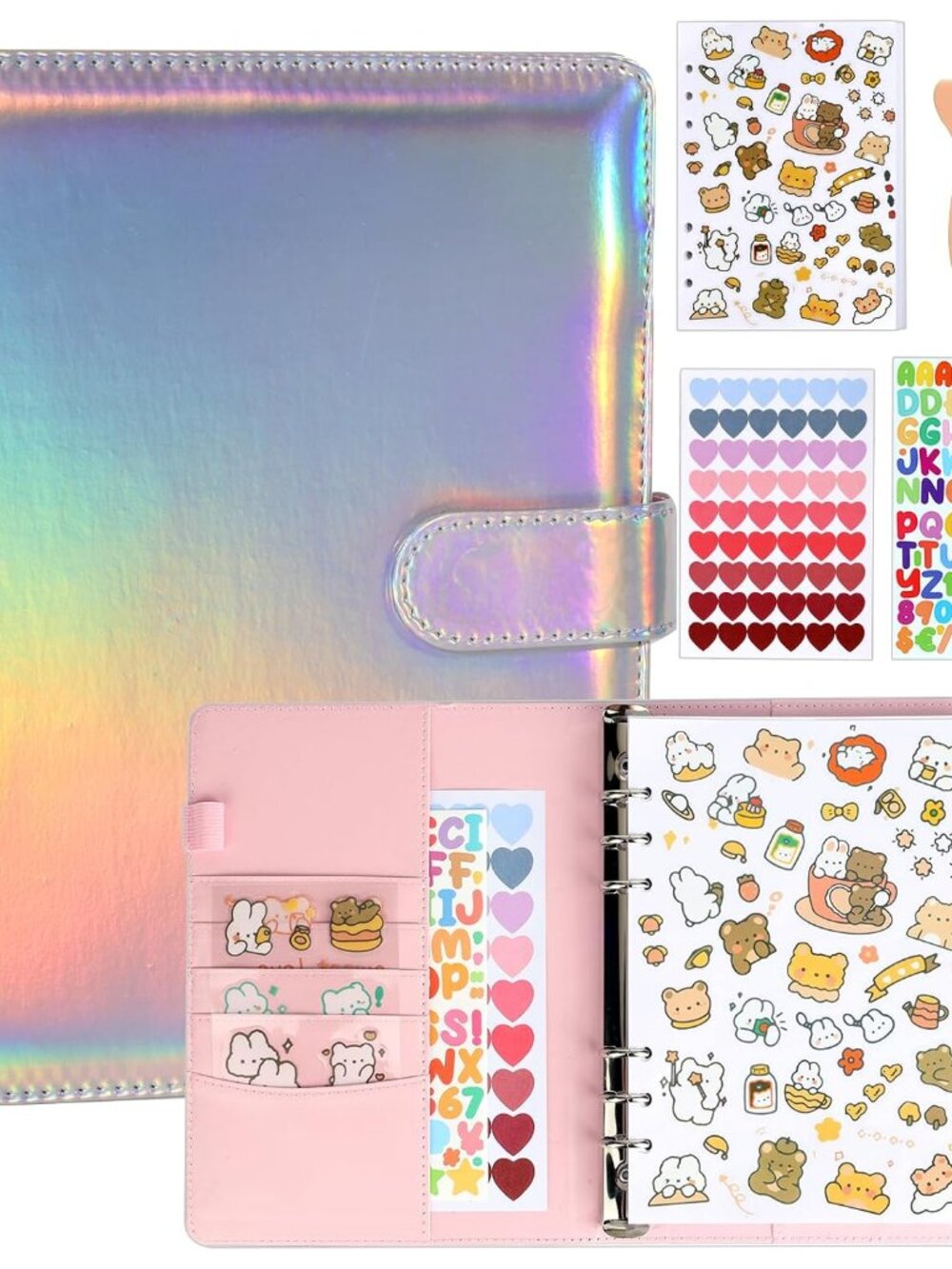 Reusable Sticker Book,Sticker Collecting Book,A5 Sticker Collecting Album